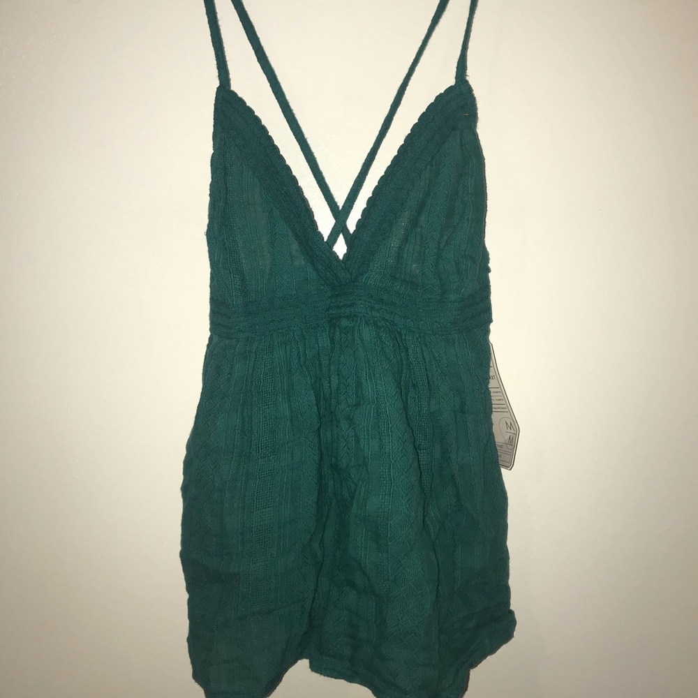 melrose and market cross back spaghetti strap top